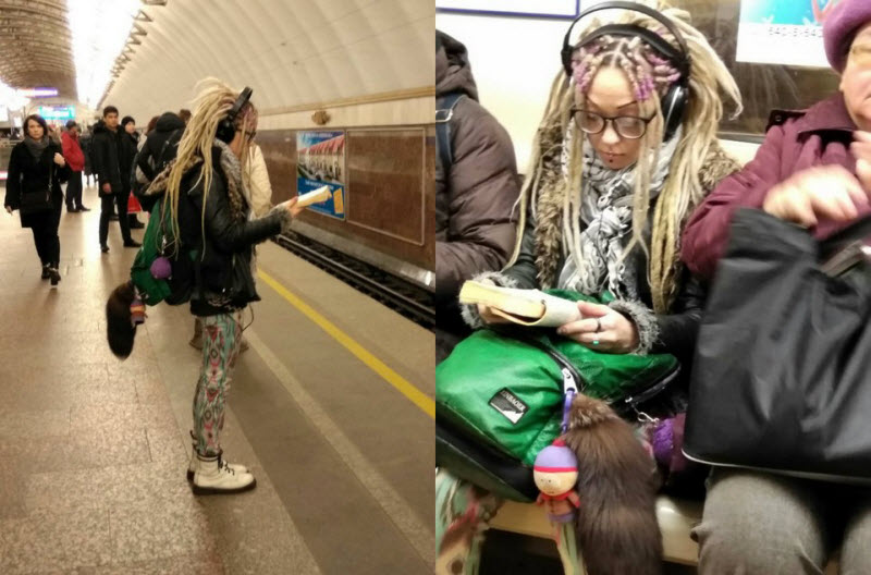 Модники из российского метрополитена