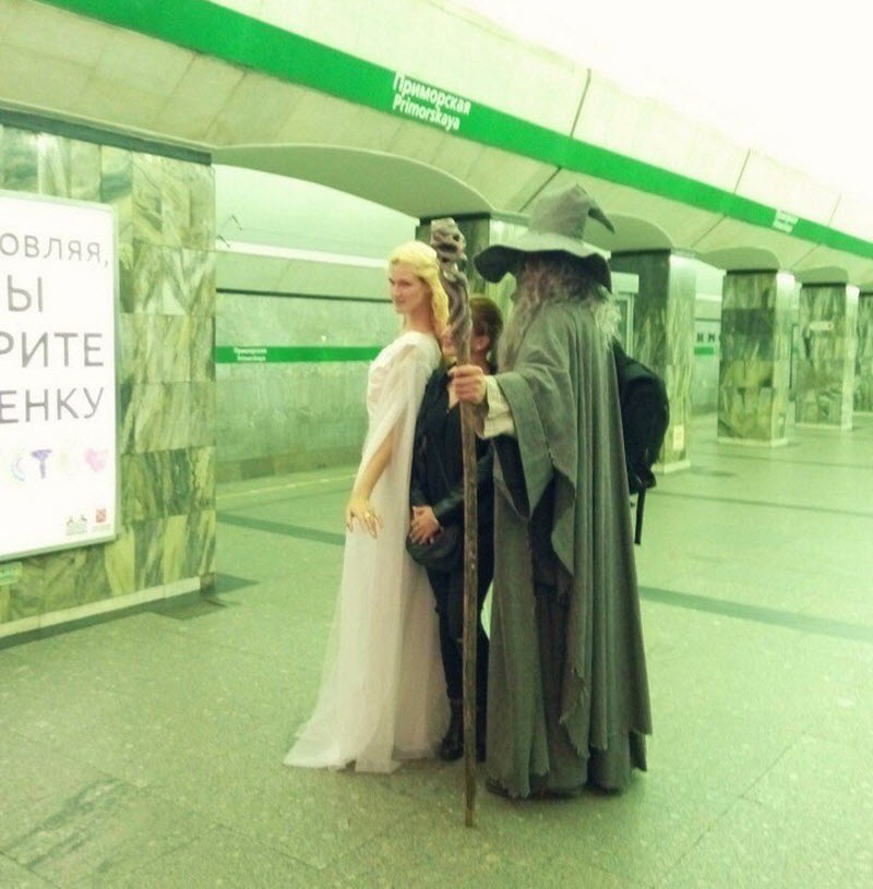 Модники из российского метрополитена