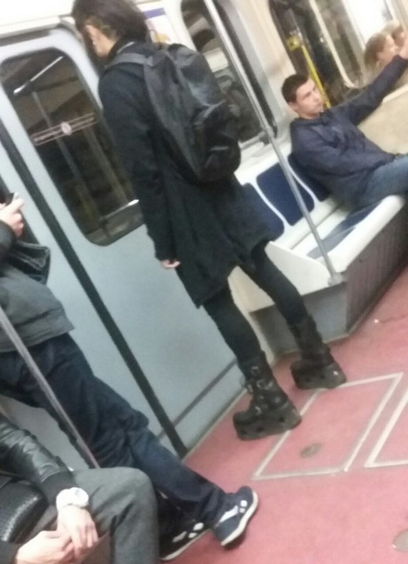 Модники из российского метрополитена