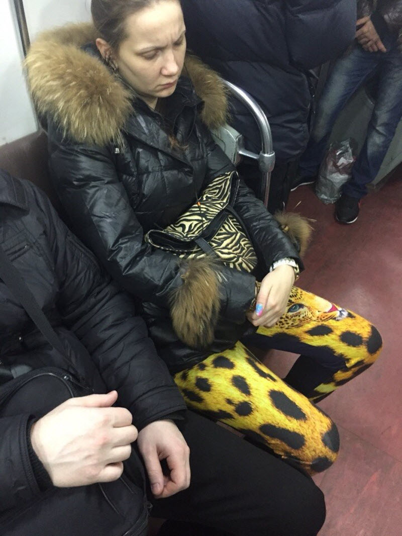 Модники из российского метрополитена