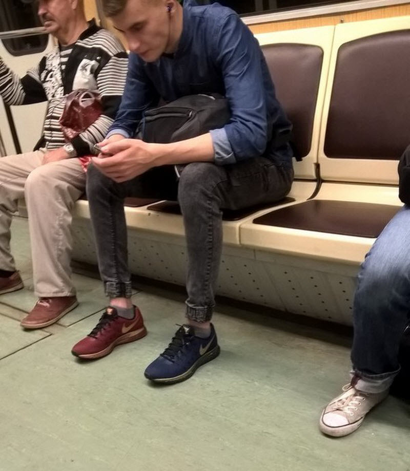 Модники из российского метрополитена