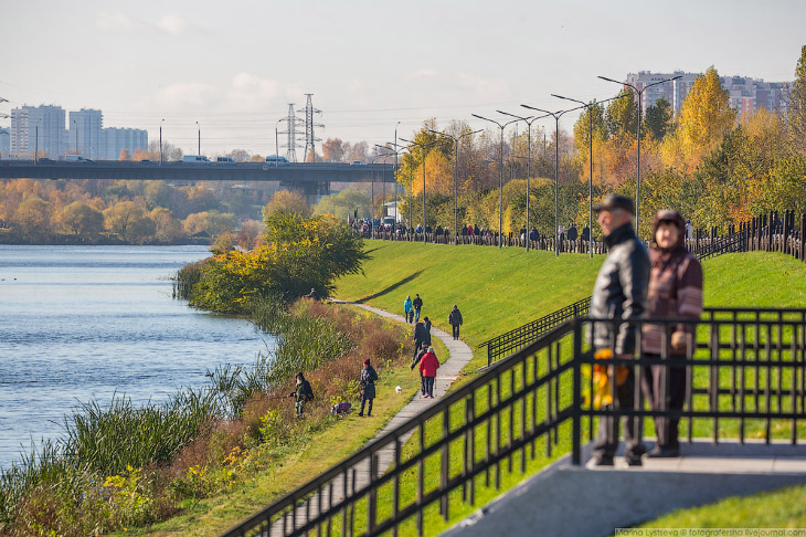 Прогулка по обновленному парку 850-летия Москвы