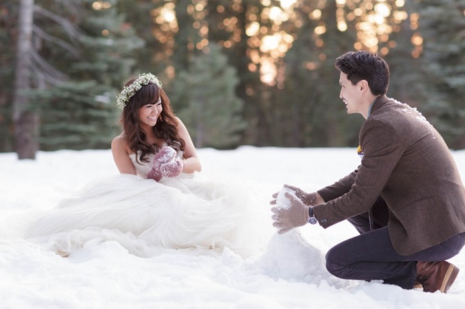 17 пар, которые доказали, что свадьба зимой — это круто