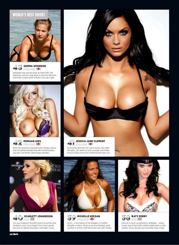 Лучшая грудь 2013 по версии журнала Nuts