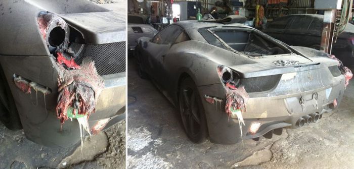 Автовоз сгорел