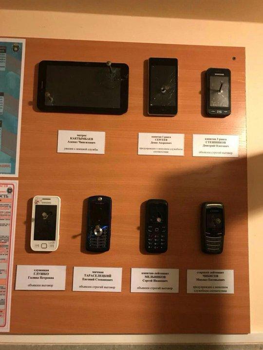 Как поступают с изъятыми у военнослужащих телефонами в воинских частях