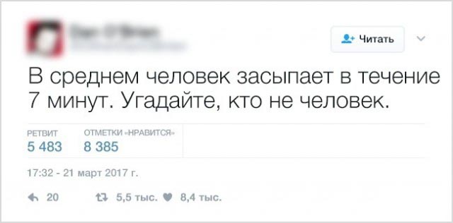 Черный юмор в забавных твитах