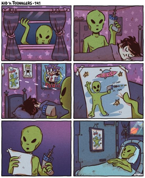 Смешные комиксы