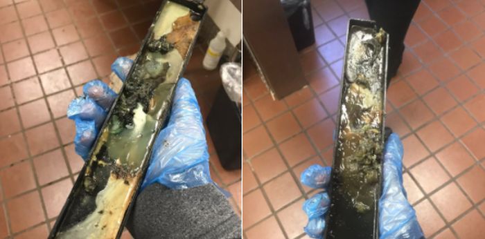 Сотрудник McDonald's сфотографировал машину для мороженого