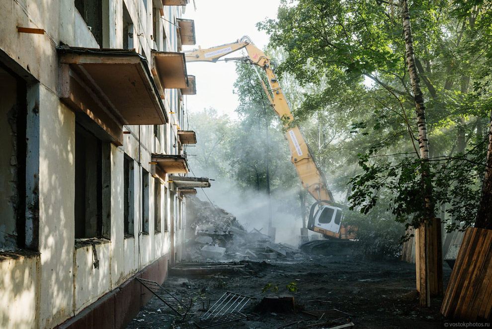 Как прошел первый снос по программе реновации в Москве