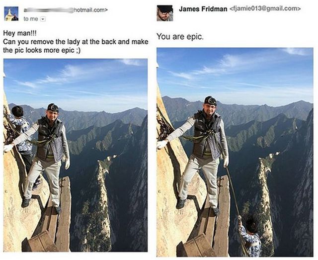 Свежие работы фотошоп-тролля Джеймса Фридмана Свежие работы фотошоп-тролля Джеймса Фридмана