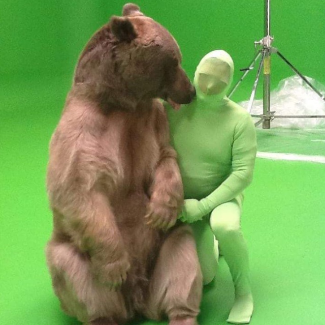 Медведь Степан - звезда кинематографа и фотосессий