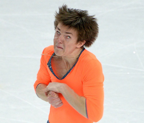 Забавные лица спортсменов