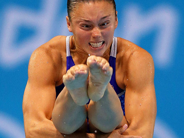 Забавные лица спортсменов