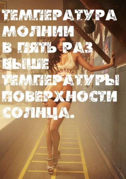 Интересные факты на фоне сексуальных девушек (25 фото)