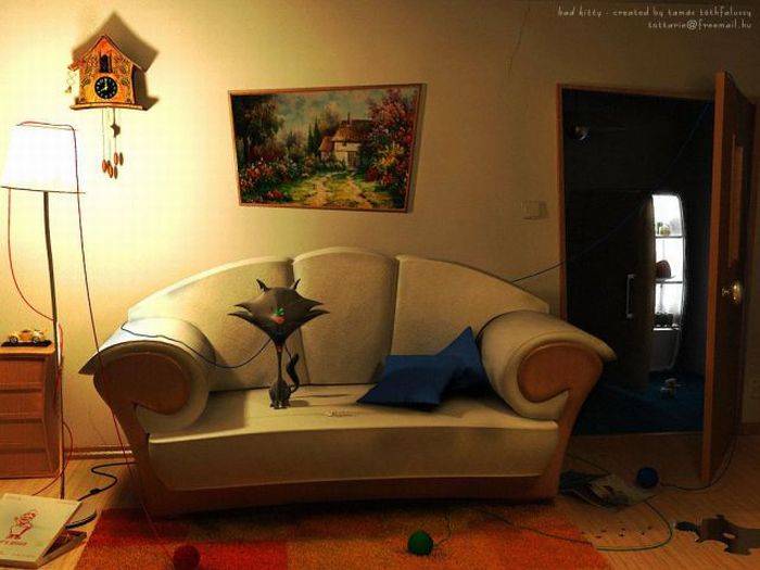 Классные картинки, нарисованные в 3D-редакторах