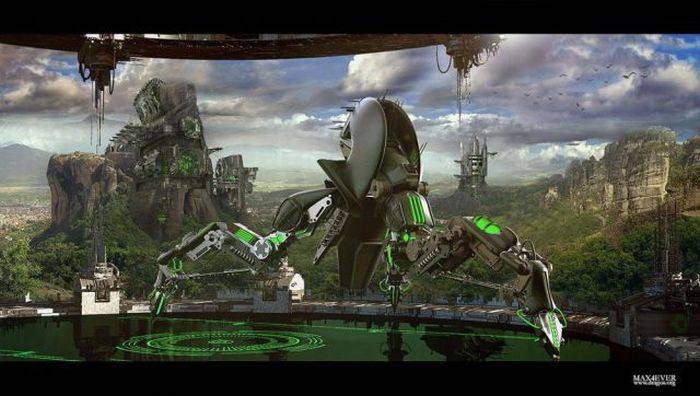 Классные картинки, нарисованные в 3D-редакторах