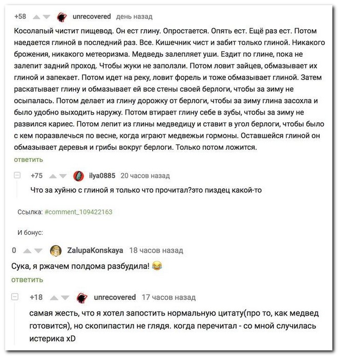 Забавные комментарии из социальных сетей