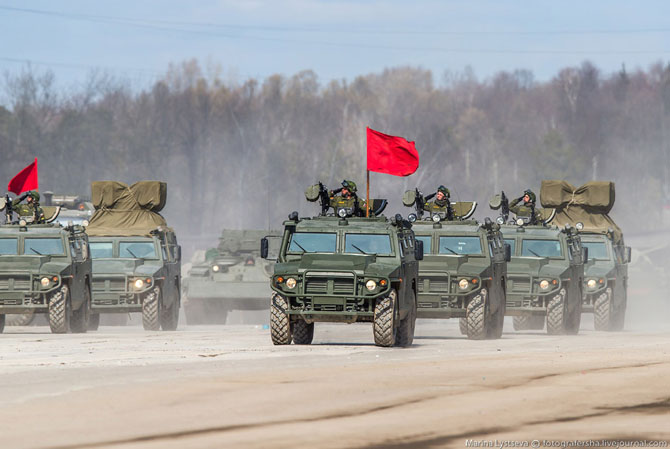 Наземная репетиция Парада Победы