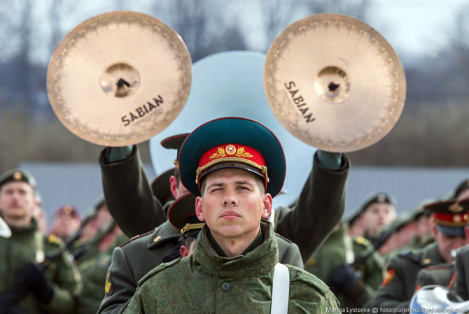 Наземная репетиция Парада Победы