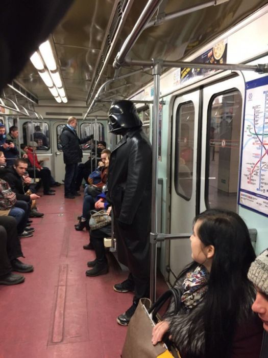 Модные пассажиры нашего метро