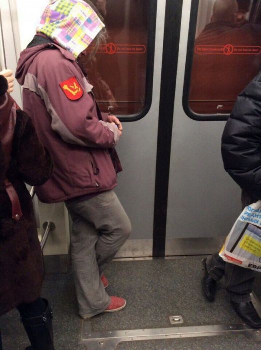 Модные пассажиры нашего метро