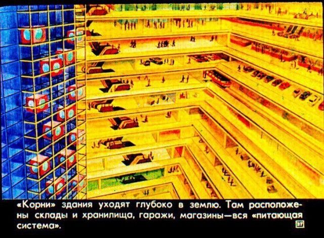 Детский диафильм «Прогулка в город будущего», 1976 год