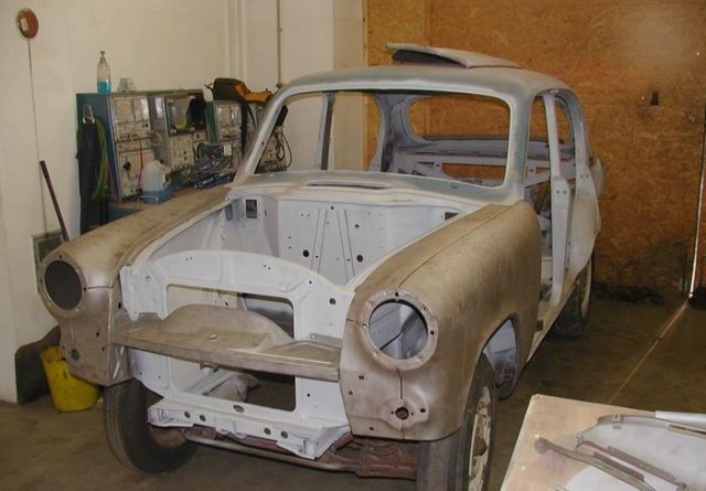 Фотоотчет реставрации Москвича-407