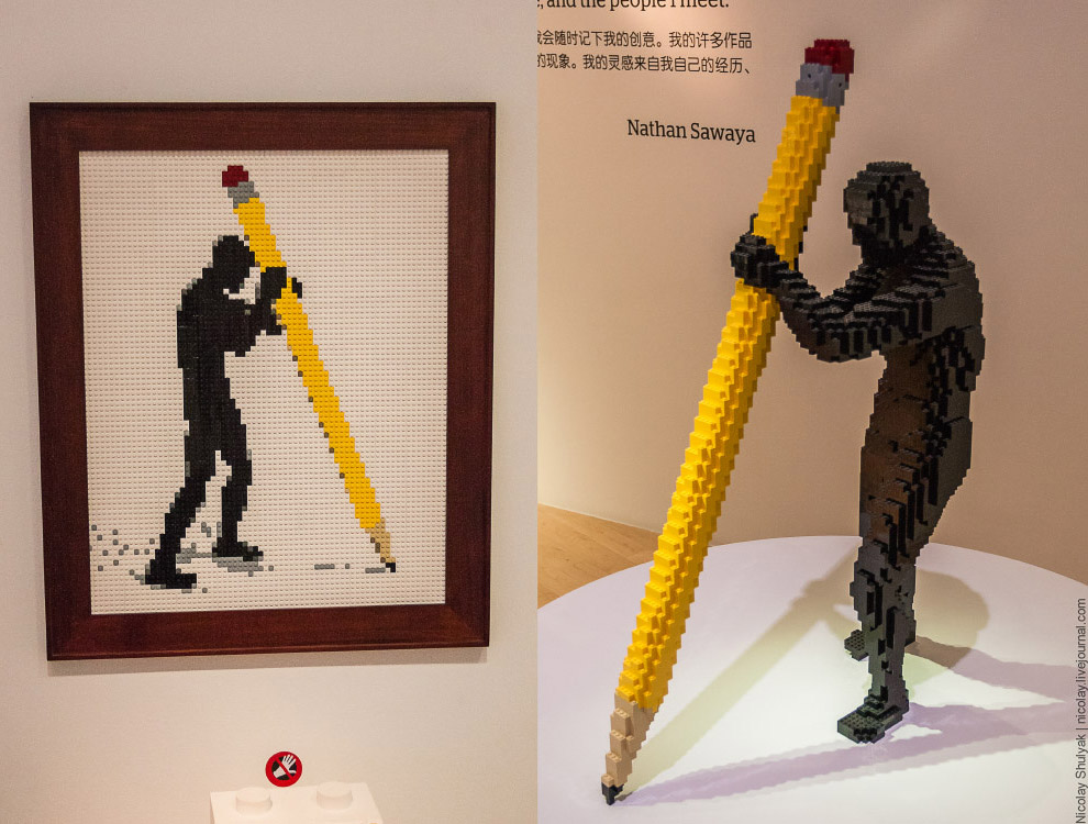 Выставка LEGO-скульптур