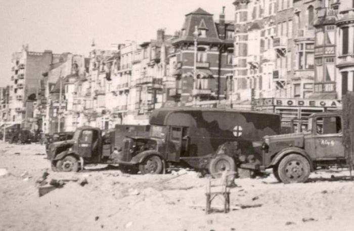 Французский город Дюнкерк после эвакуации 1940 года
