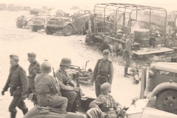 Французский город Дюнкерк после эвакуации 1940 года