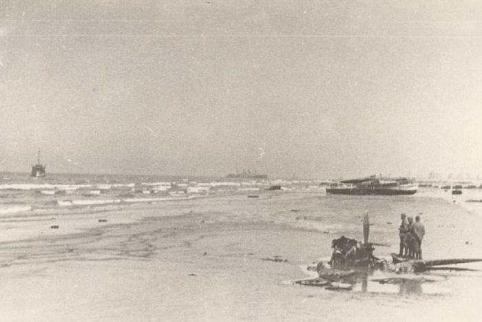 Французский город Дюнкерк после эвакуации 1940 года