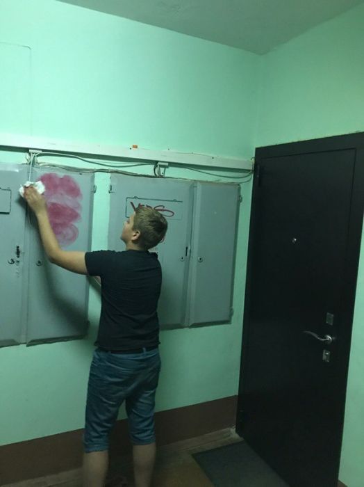 Хулиган получил хороший урок