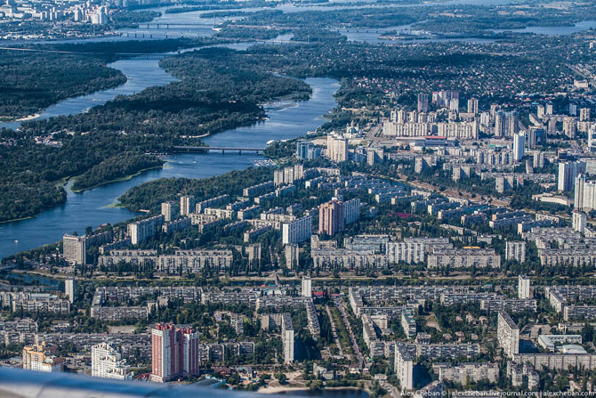 Киев с высоты птичьего полета