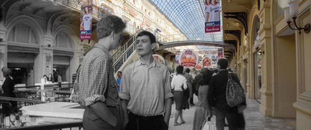 Москва из советских кинофильмов и современный мегаполис 2018 года Москва из советских кинофильмов и современный мегаполис 2018 года