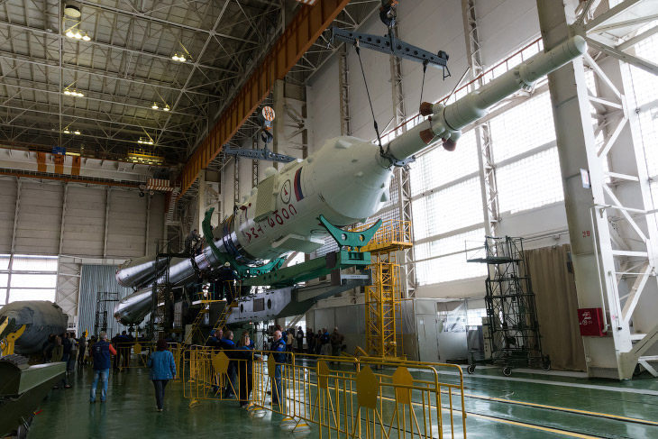 Старт космического корабля «Союз ТМА-14М»