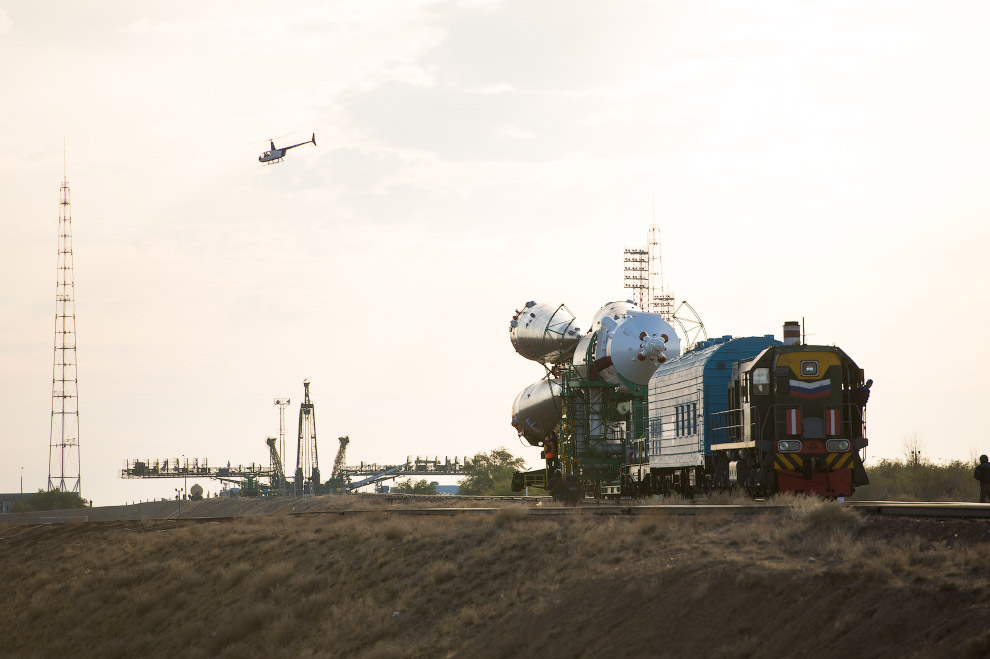 Старт космического корабля «Союз ТМА-14М»