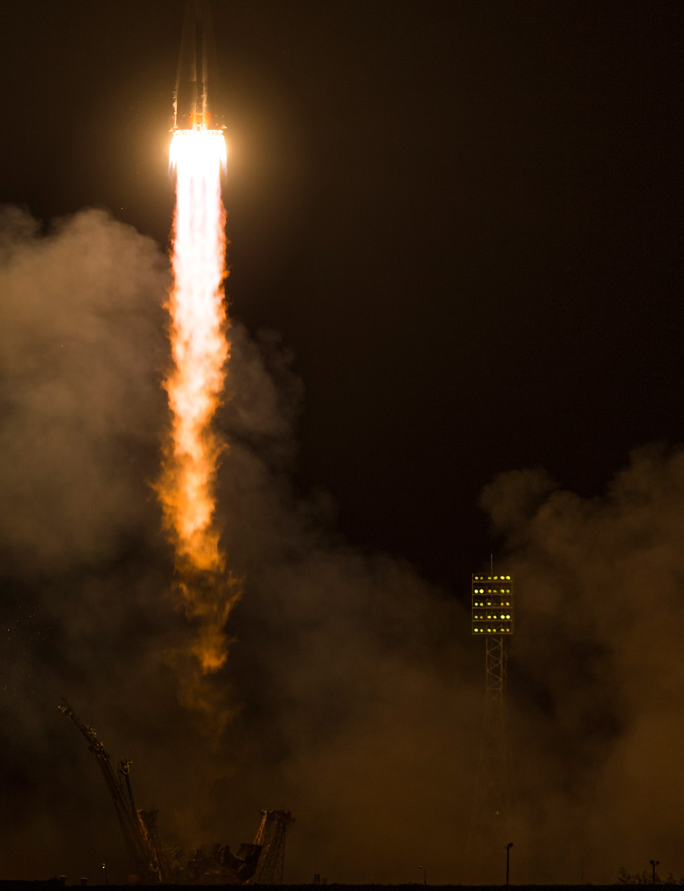 Старт космического корабля «Союз ТМА-14М»