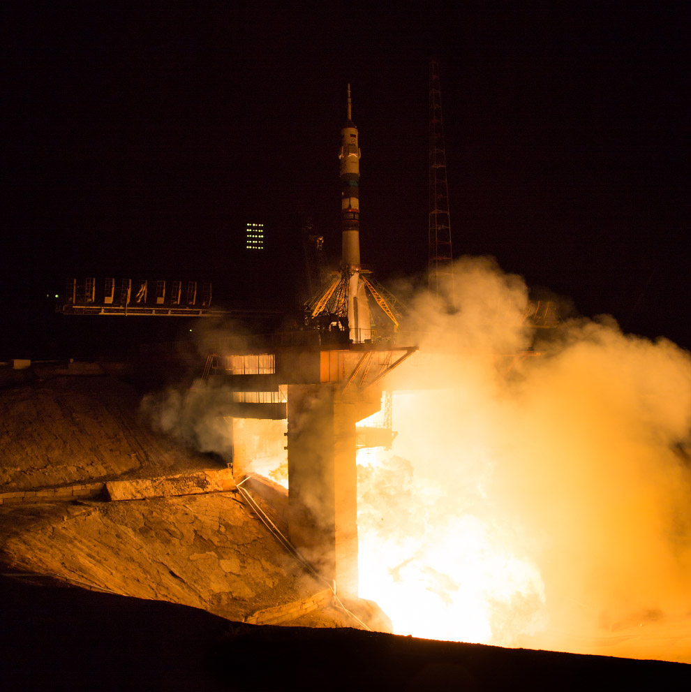 Старт космического корабля «Союз ТМА-14М»