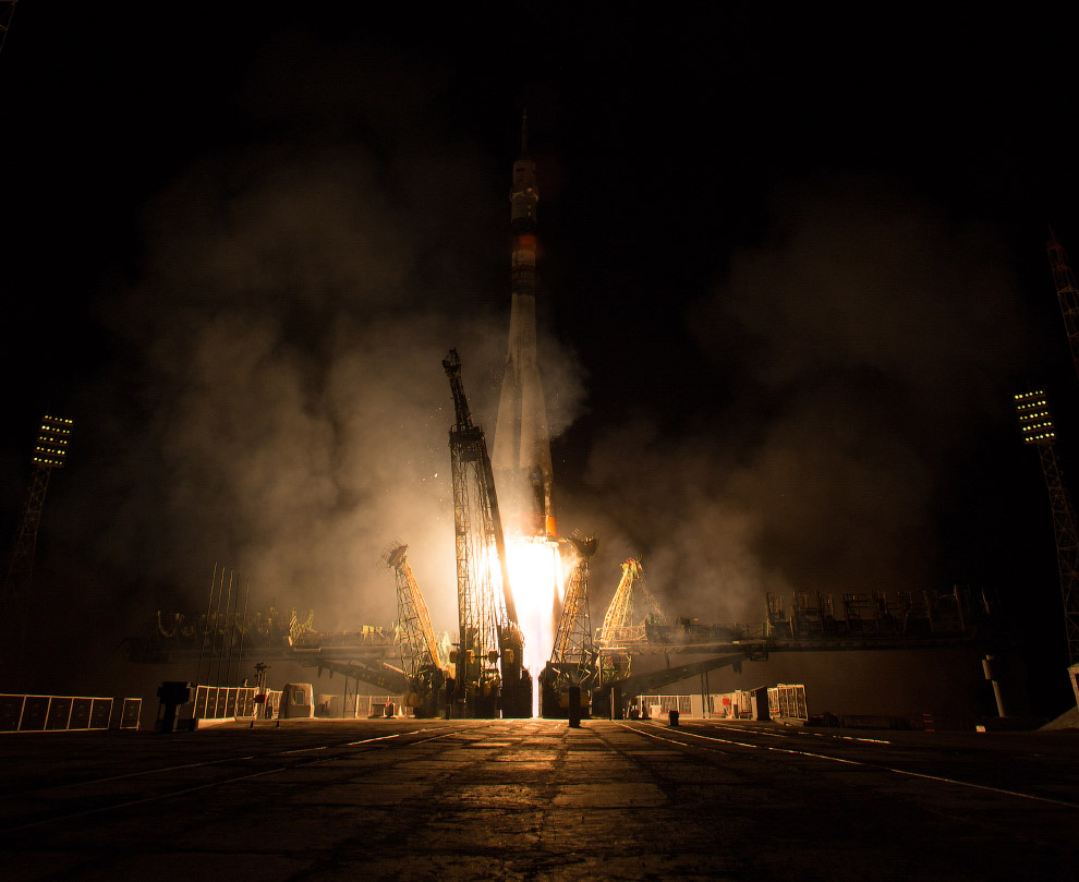 Старт космического корабля «Союз ТМА-14М»