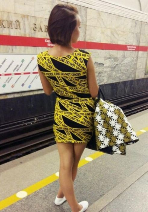 Модные пассажиры метро