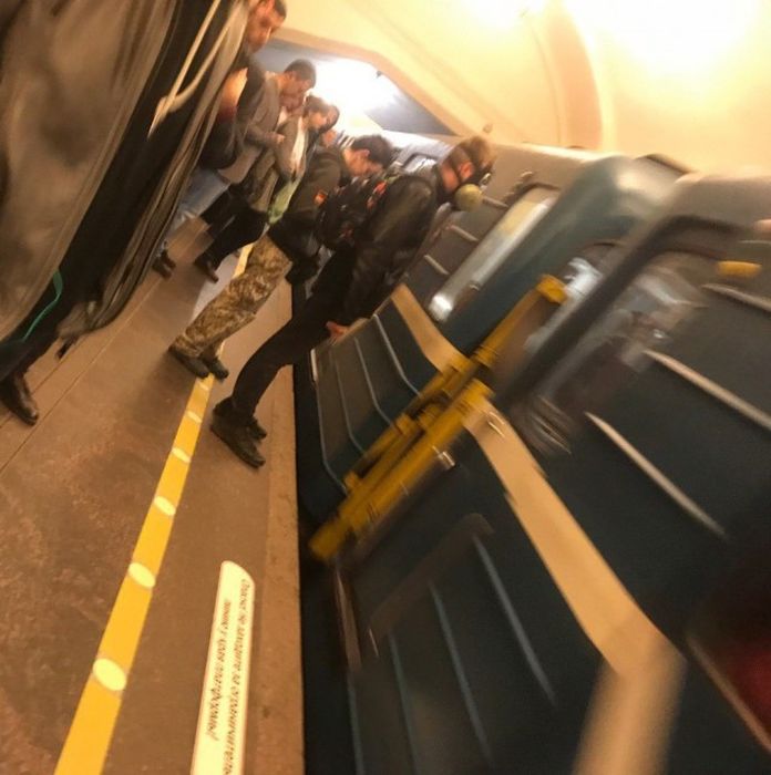 Модные пассажиры метро