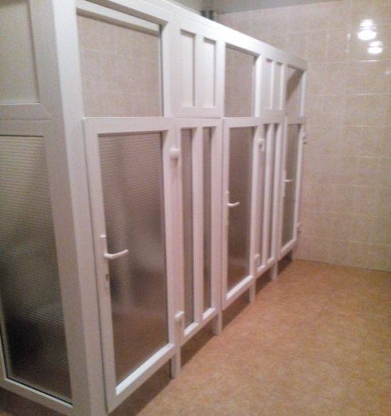 Новый туалет в общежитии