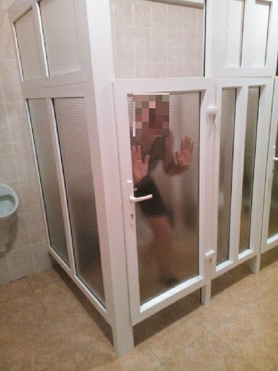 Новый туалет в общежитии