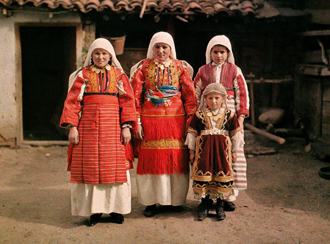 Балканы начала ХХ века в цвете