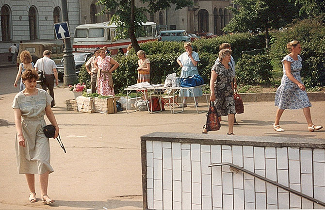 Прогулка по Москве 1989 года