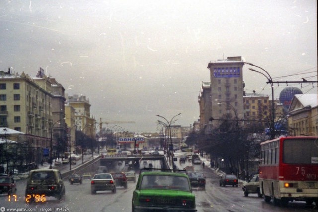 Москва в 90-х годах прошлого века