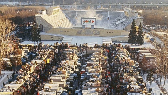 Москва в 90-х годах прошлого века