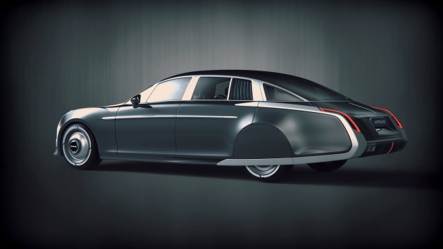 Концепт представительского автомобиля ГАЗ-12 ЗИМ "Гиперлайнер" от Сергея Баринова