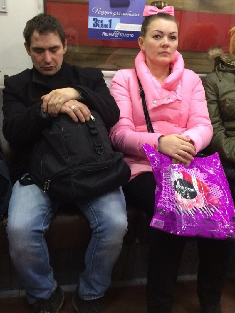 Модники из российского метрополитена